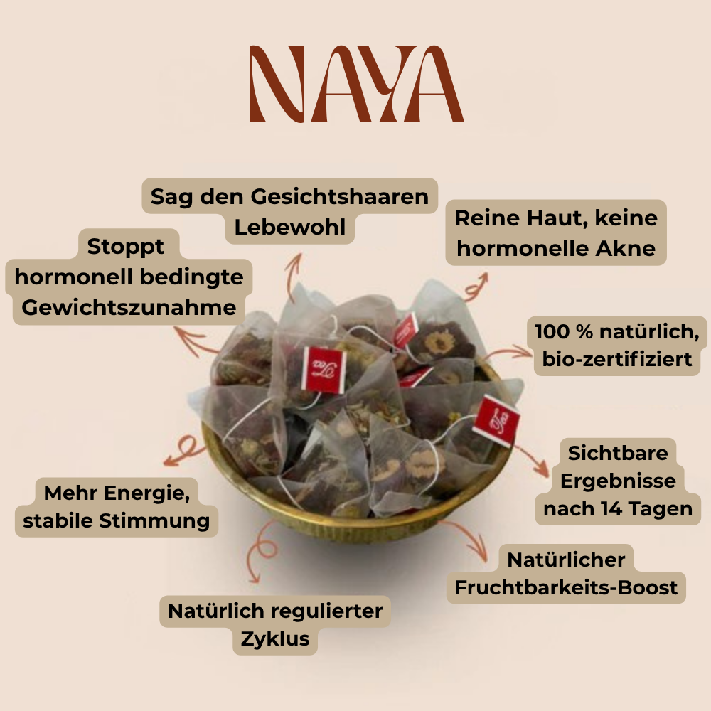NAYA - Bringen Sie Ihre Hormone natürlich ins Gleichgewicht